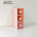 Axyaa Desktop Organizer Box: Rabbit Pen Holder & Drawer Stationery Rack