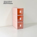 Axyaa Desktop Organizer Box: Rabbit Pen Holder & Drawer Stationery Rack