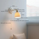 Axyaa Ceramic Pumpkin LED Wall Light - Nordic Minimalism Wandlamp