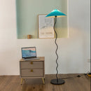 Axyaa Nordic Fabric LED Floor Lamp for Home Decor and Lighting