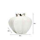 Axyaa Platinum Hammer Pattern Ceramic Vase