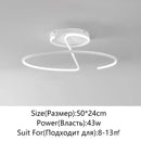 Axyaa Nordic LED Ceiling Light Modern Chandelier for Home Living Room Dining Bedroom