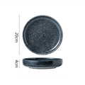 Axyaa Ceramic Tableware Collection: Kiln Changes Salad Dessert Plates Pasta Soup Molecular Dish