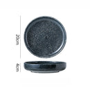 Axyaa Ceramic Tableware Collection: Kiln Changes Salad Dessert Plates Pasta Soup Molecular Dish