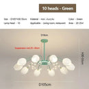 Axyaa Modern Orchid Chandeliers: Luxury LED Lighting Fixtures for Home Decor.