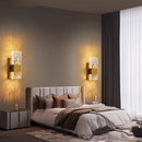 Modern Marble Wall Lamp by Axyaa - Elegant Bedroom Decor Light for Living Room, Restaurant, Hotel