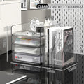 Axyaa Desk Organizer with File Holders, Paper Tray, and Pen Holder