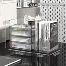 Axyaa Desk Organizer with File Holders, Paper Tray, and Pen Holder