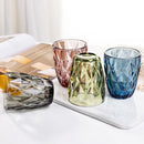 Axyaa 240ml Water Glass Set for Cold Drinks, Family and Friends Party