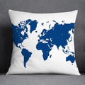 Axyaa Blue Mermaid Sailor Marines Polyester Pillowcase Home Office Decor