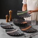 Axyaa Sushi Sashimi Plate: Japanese Style Izakaya Tableware Retro Design