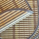 Axyaa Bamboo Placemats - Natural, Anti-Slip, Heat-Resistant Table Mat for Kitchen & Dining