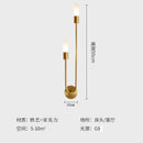 Axyaa Modern Nordic Luxury LED Wall Lamp in Black Gold for Living Room and Bedroom