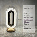 Axyaa LED Crystal Touch Table Lamp: Three-color Light Change, Romantic Bedroom Night Light