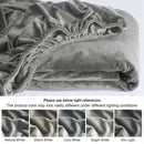 Axyaa Velvet Fitted Bed Sheet with Elastic Band - Winter Warm, Anti-Slip - All Sizes