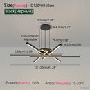 Axyaa Living Room Chandelier Modern Minimalist Light Luxury Nordic Lighting Package