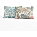 Axyaa Reversible Cotton Quilt Set, 3 Piece, King/Cal King - Green & Blue Floral