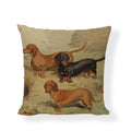 Axyaa Cute Animal Painted Cushion Covers for Home Decor and Gifts