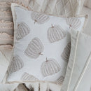 Jacquard Sofa Cushion Cover by Axyaa - Soft, Decorative, Zipper Closure