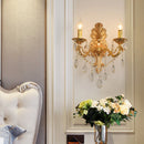 Axya Vintage Crystal Wall Sconce for Elegant Home Decor