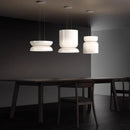 Axyaa White Jade Glass Chandeliers for Restaurants Minimalist Nodic Lamp Home Decor