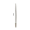 Axyaa Stainless Steel Chinese Chopsticks Set Multi Non-Slip Tableware Wedding
