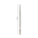 Axyaa Stainless Steel Chinese Chopsticks Set Multi Non-Slip Tableware Wedding