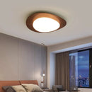 Axyaa Vintage Walnut Ceiling Light with Acrylic Shade
