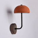 Axyaa Coral Red Mushroom Wall Light Led Sconce Lamp for Home Decor