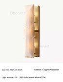 Axyaa Marbled LED Wall Lamp for Elegant Home Decor Lighting