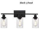 Axyaa Retro Iron Glass Wall Lamp for Bedroom, Corridor, Mirror LED Front Torch