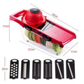 Axyaa 6 Blade Vegetable Chopper & Slicer - Multi-Functional Kitchen Tool