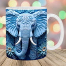 Elephant Ceramic Mug 11oz - Axyaa Office Coffee Art Enthusiast Gift