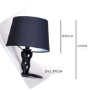 Axyaa LED Resin Fabric Wall Lamp for Porch Bedroom Living Room Hotel