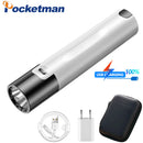 Axya Super Bright Rechargeable LED Flashlight Waterproof Tactical Torch