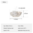 Axyaa Stainless Steel LED Firefly Star Pendant Light for Modern Spaces