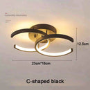 Axyaa 2 Rings LED Ceiling Light – Modern Creative Design for Indoor Lighting