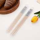 Axyaa Bamboo Chopsticks Set Japanese Style Blue Wood, Anti-skid, Portable
