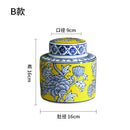 Axyaa Blue and White Porcelain Vase for Flowers Arrangement and Hydroponics