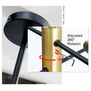 Axyaa Industrial Iron Black Golden LED Ceiling Lights for Modern Home Decor