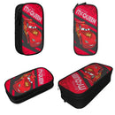 Axyaa Lightning Mcqueen Car Double Layer Pencilcase - Large Capacity Office Accessories