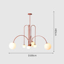 Axyaa Nordic Modern LED Pendant Light for Living Room, Dining Room, Bedroom