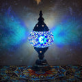 Axyaa Turkish Mosaic Table Lamp: Handcrafted Vintage Art Deco Bedside Light