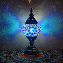Axyaa Turkish Mosaic Table Lamp: Handcrafted Vintage Art Deco Bedside Light