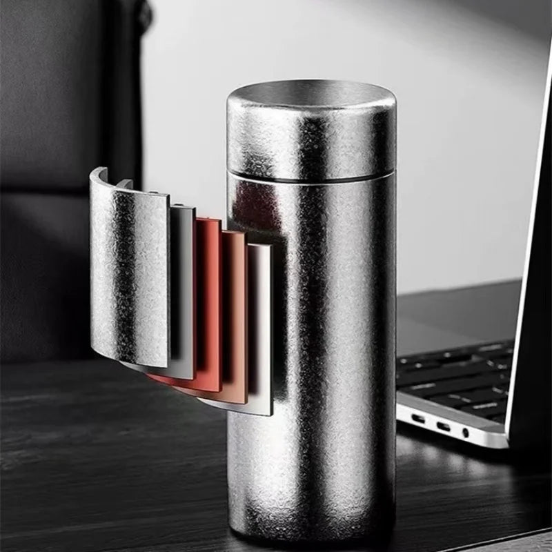 Axyaa Titanium Insulated Tea Cup Portable Business Office Bottle