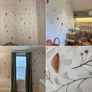 Boho Mushroom Leaves Nursery Wall Decals by Axyaa