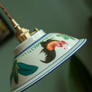Axyaa Ceramic LED Pendant Lamp Vintage Retro Hanging Lights Gold Brass Finish