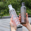Axyaa 500ml Sports Water Bottle with Time Mark, Leak-proof & Portable Fitness Bottle