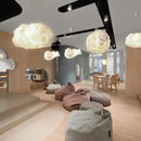 Axyaa Cloud Pendant Light: Versatile Silk Cotton LED Atmosphere Lamp for Home and Restaurant