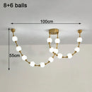 Axyaa Nordic Home Stair Chandelier Pendant Lights Ceiling Light Indoor Lighting